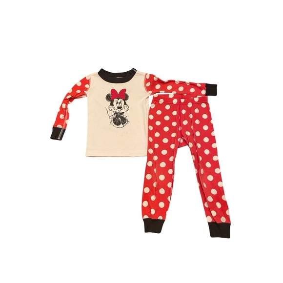 Hanna Andersson Other - Hanna Andersson / Minnie Mouse Long John pajamas in organic cotton sz 3T